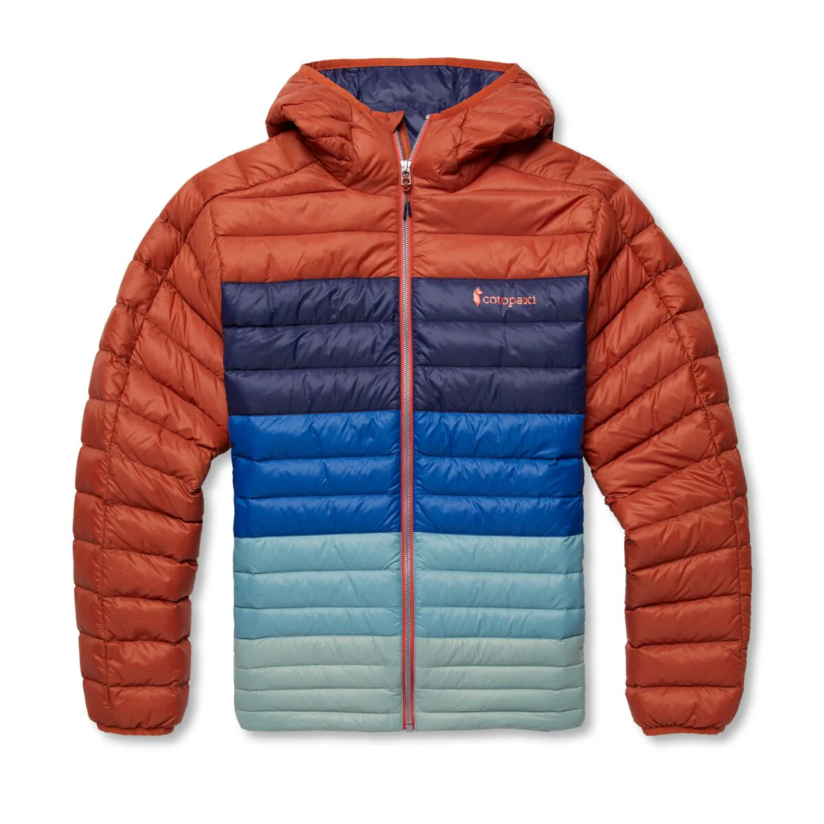Fuego Down Hooded Jacket Colorblock - Men's - Image 7