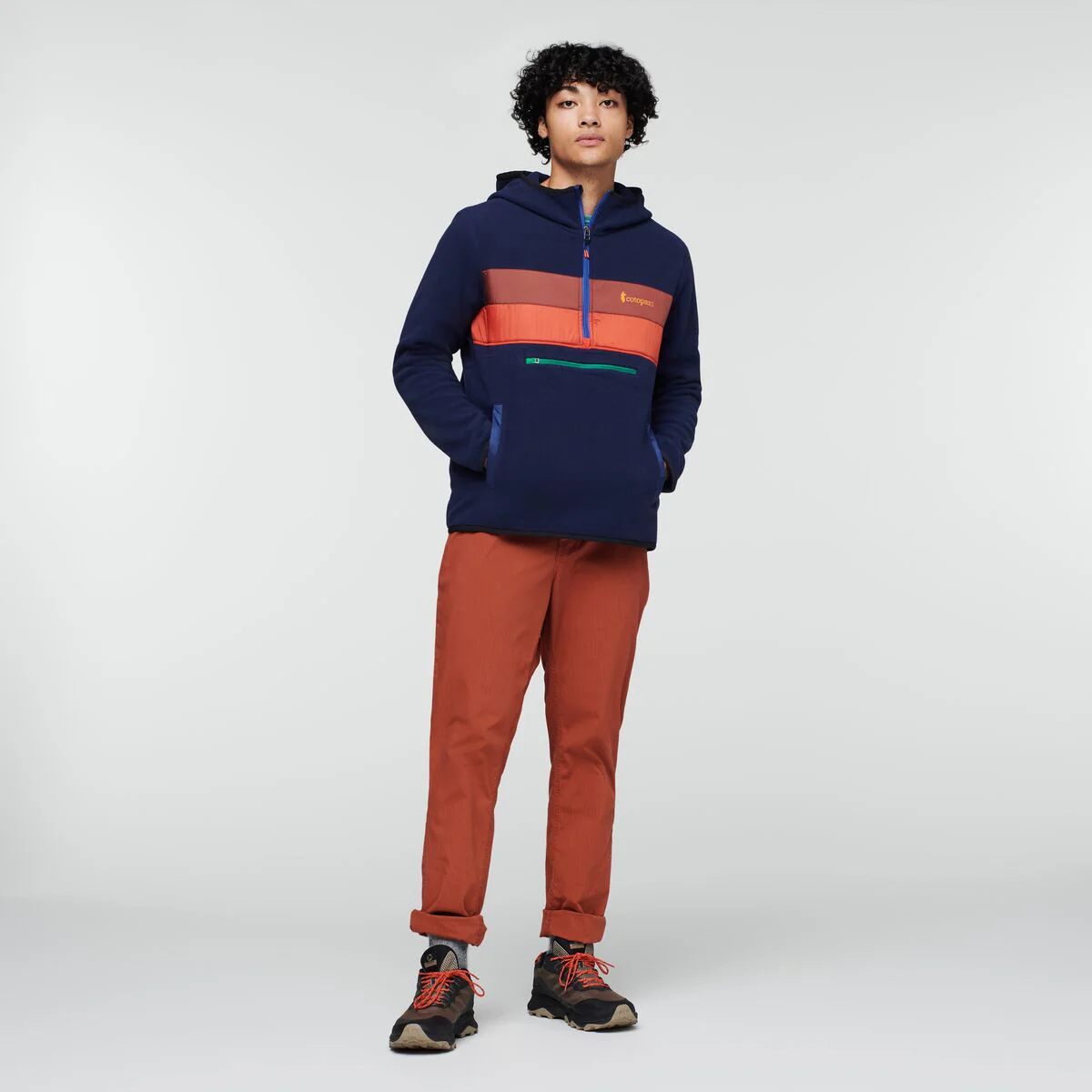 Teca Fleece Hooded Half-Zip Jacket - Recycled - Men's - Image 13